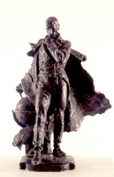 maqueta estatua Francisco José de Caldas