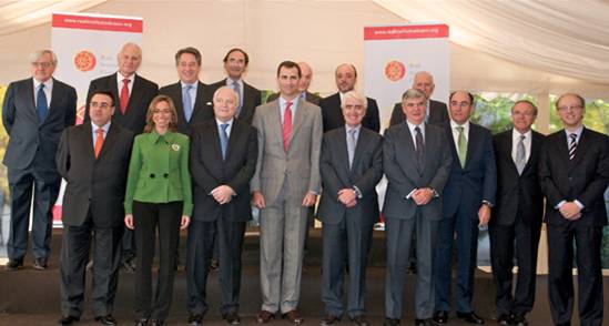 Patronato del Real Instituto Elcano bajo la presidencia de SAR el Príncipe de Asturias